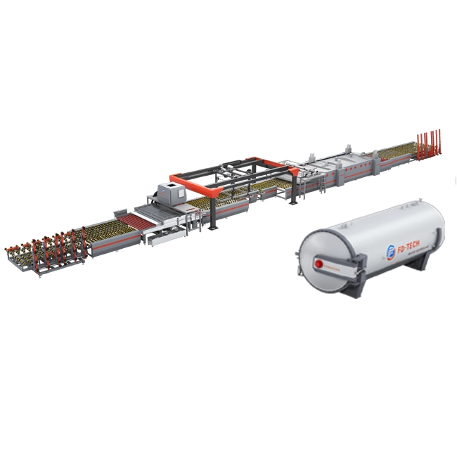 Fangding Machinery Automatic Laminated Glass Line Easy to operate 1