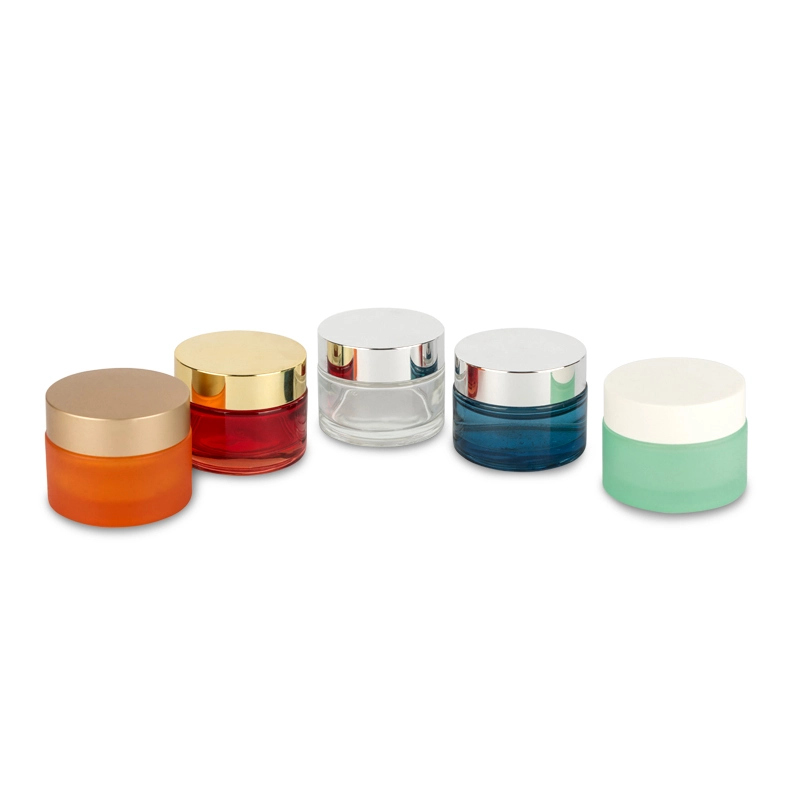 Glass Jar Set for Cream Cosmetics - 30ml & 50ml Empty Bottle 1