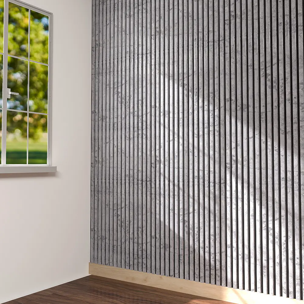 Rooaoo Acoustic Wood Slat Panel for Indoor Noise Reduction and Soundproofing 1