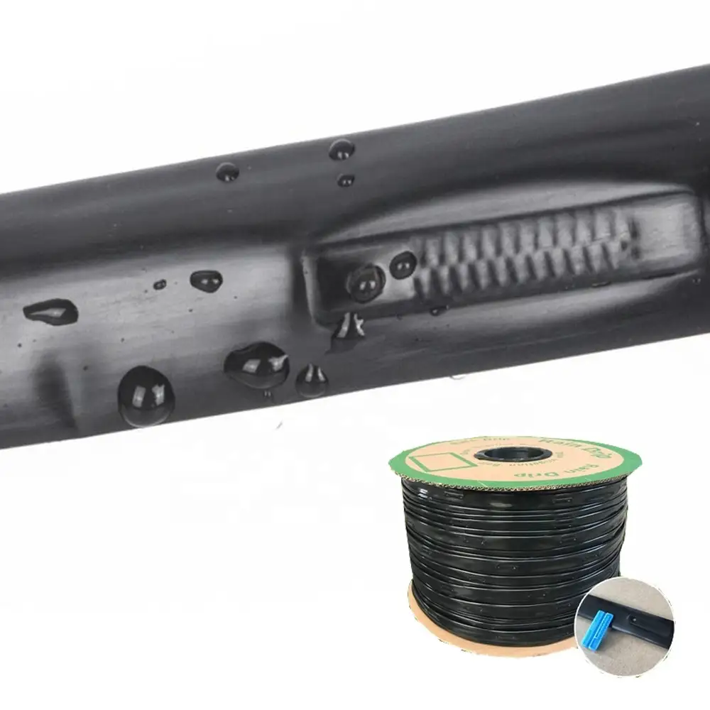 批发 16mm 滴灌带 0.2mm 扁平滴头 原生 PE 农场 1