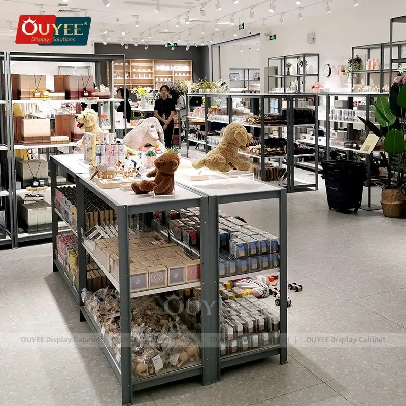 رف عرض معدني لأدوات المطبخ - تجهيزات متاجر البوتيك/المحلات 1