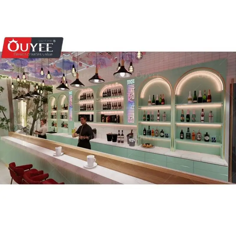 Inneneinrichtung für Bubble-Tea-Läden – Restaurantmöbel: Tische, Stühle 1