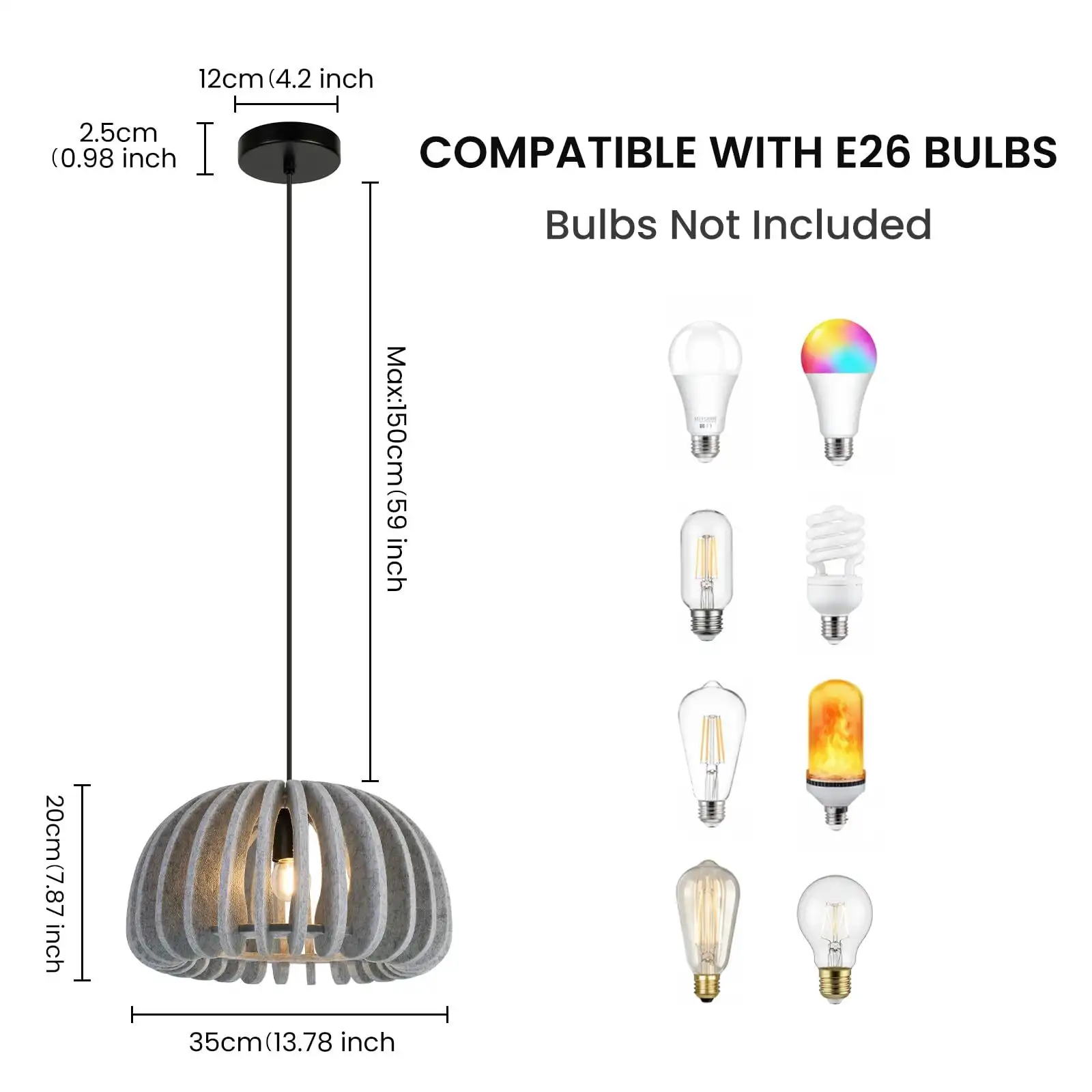 غطاء مصباح مغربي قابل لإعادة الشحن على الطراز الأوروبي - أشكال بيضاوية، هرمية، كروية 1