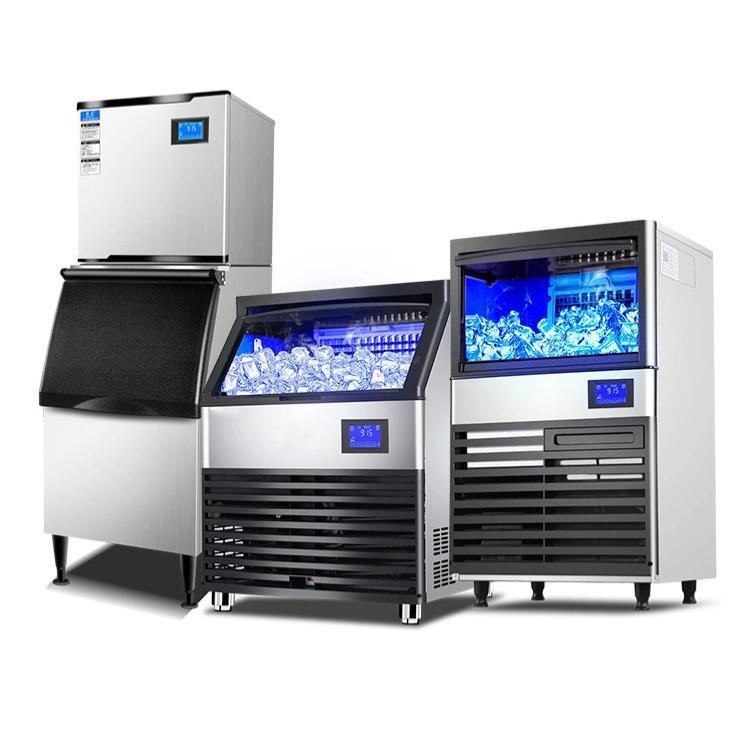 Small Commercial Ice Maker Machine - Upright Integrated Water Ice Maker ...