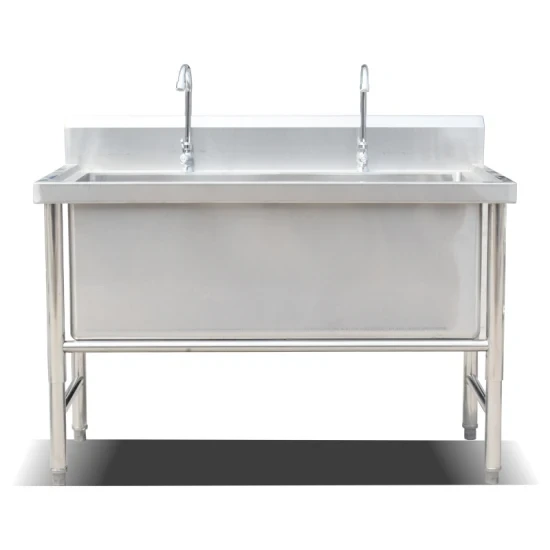 Double Basin Commercial Stainless Sink
