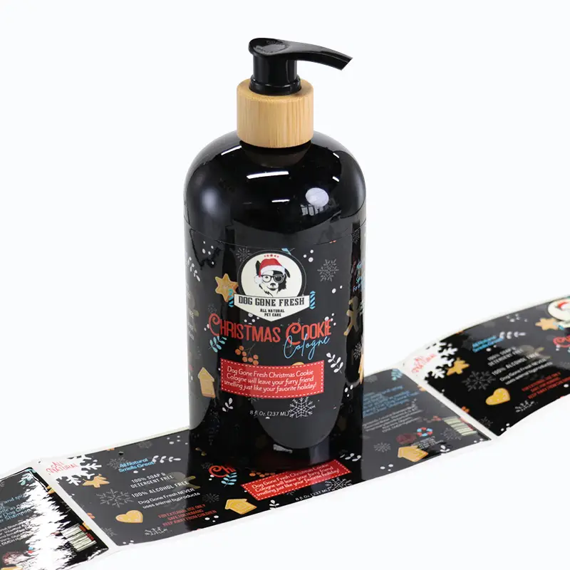 Autocollants en vinyle imperméable imprimés avec logo pour ordinateur portable et bouteille 1