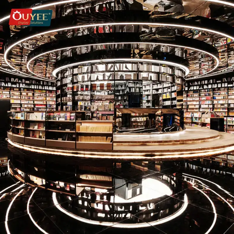 Vitrine verte pour bibliothèque - Rayonnages pour librairie et vitrine de bureau 1