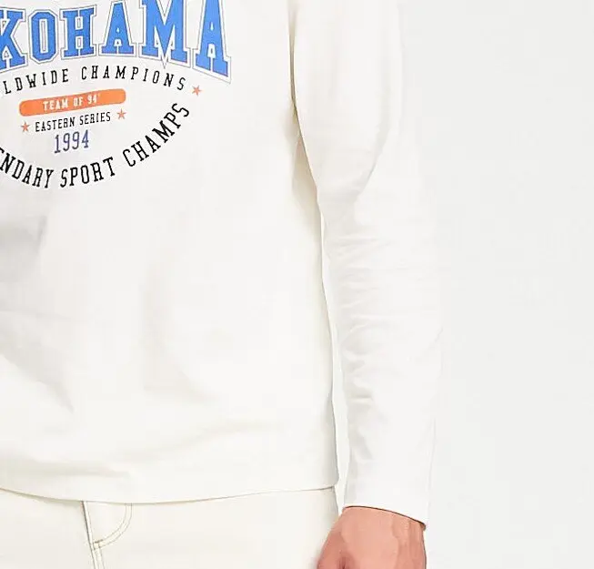 Mens Black Long Sleeve Tee​ Custom T-shirts Wholesale - UNIT-100 7