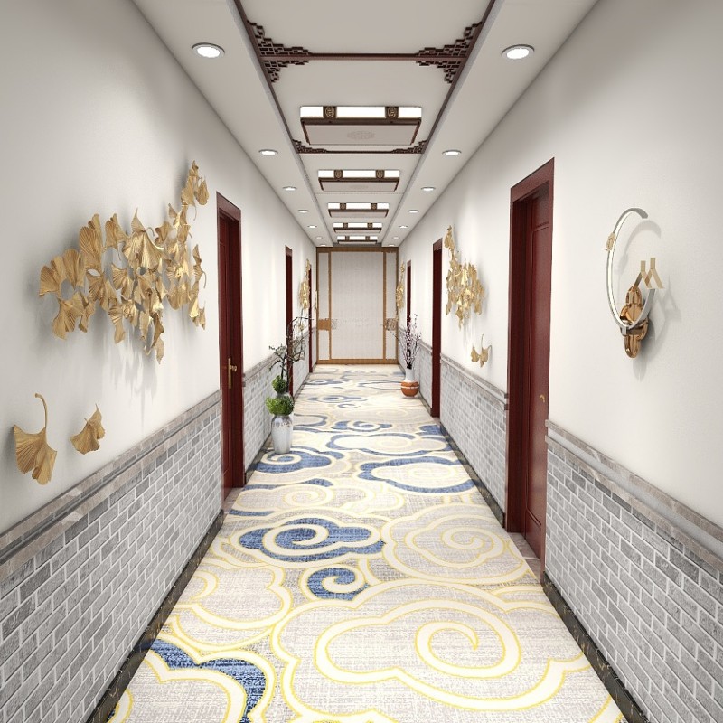Akminster New Zealand Wool Fireproof Hotel Carpet, Soft & Comfortable 3