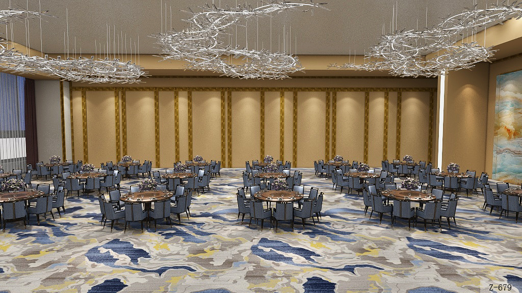 China Luxury Custom Axminster Carpet for Hotels & Living Rooms 6