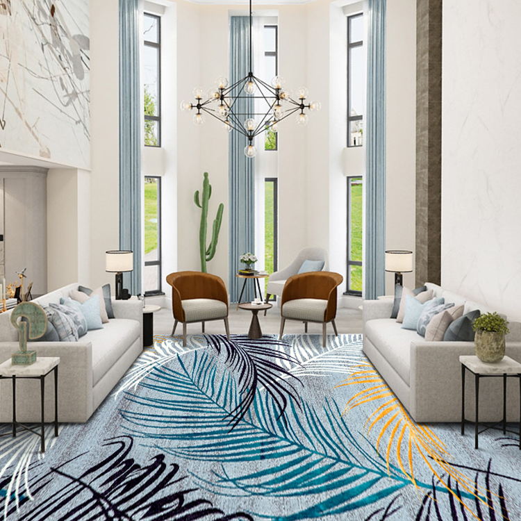 Dalles de moquette sur mesure haut de gamme pour salle de banquet d'hôtel 1