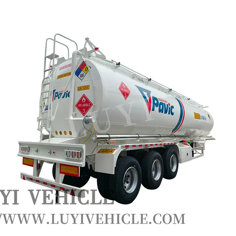 3-осный топливный бак из нержавеющей стали 1