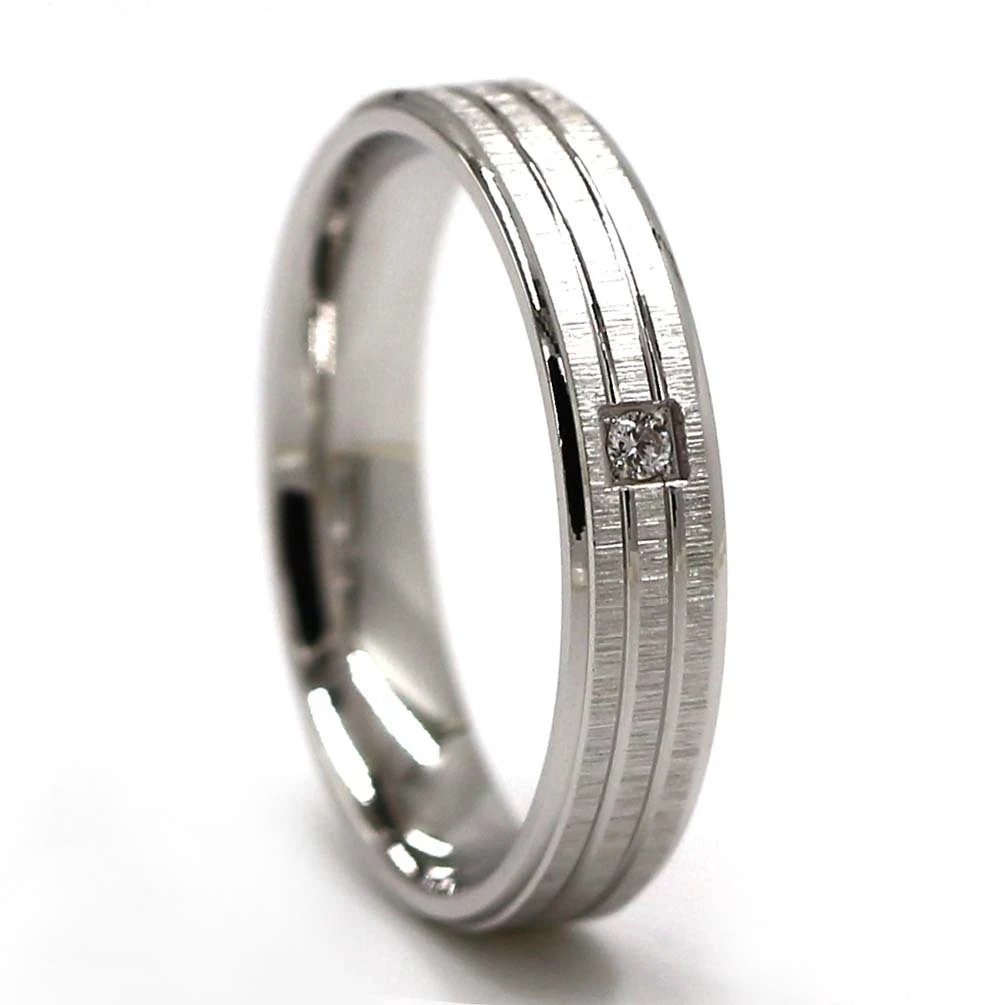 Sr00165 2023 Nuovo design Vendita all'ingrosso Anello nuziale semplice in argento sterling 925 per donna Gioielli di lusso produzione 1