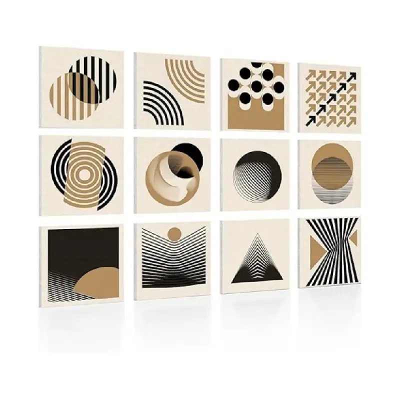 Panneaux acoustiques en PET pour l'absorption acoustique et les solutions de décoration intérieure 1