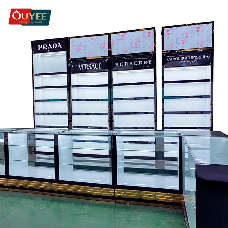 أرفف عرض العطور ومستحضرات التجميل - رفوف خزائن التخزين 1