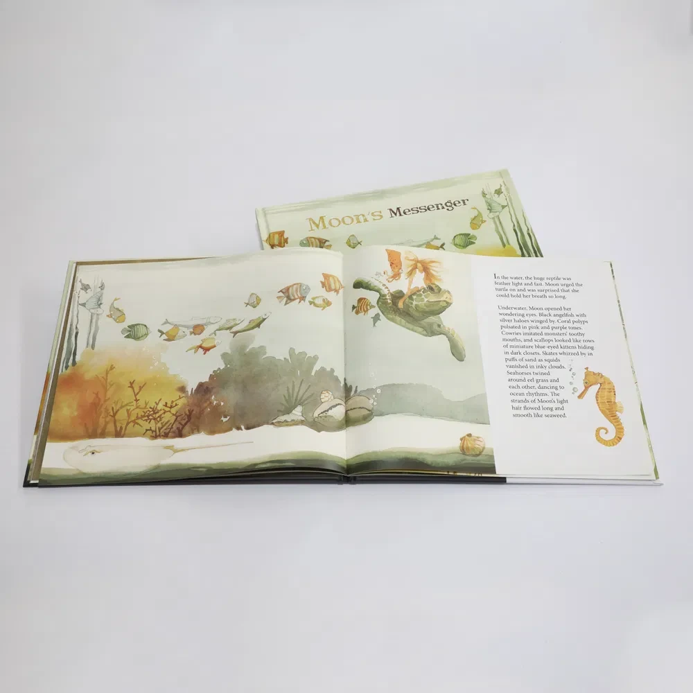 Full Pack Book Printing OEM Brochure Magazine Bible Books Child Educational Story Picture Sound Books Hardcover Book Printing 1
