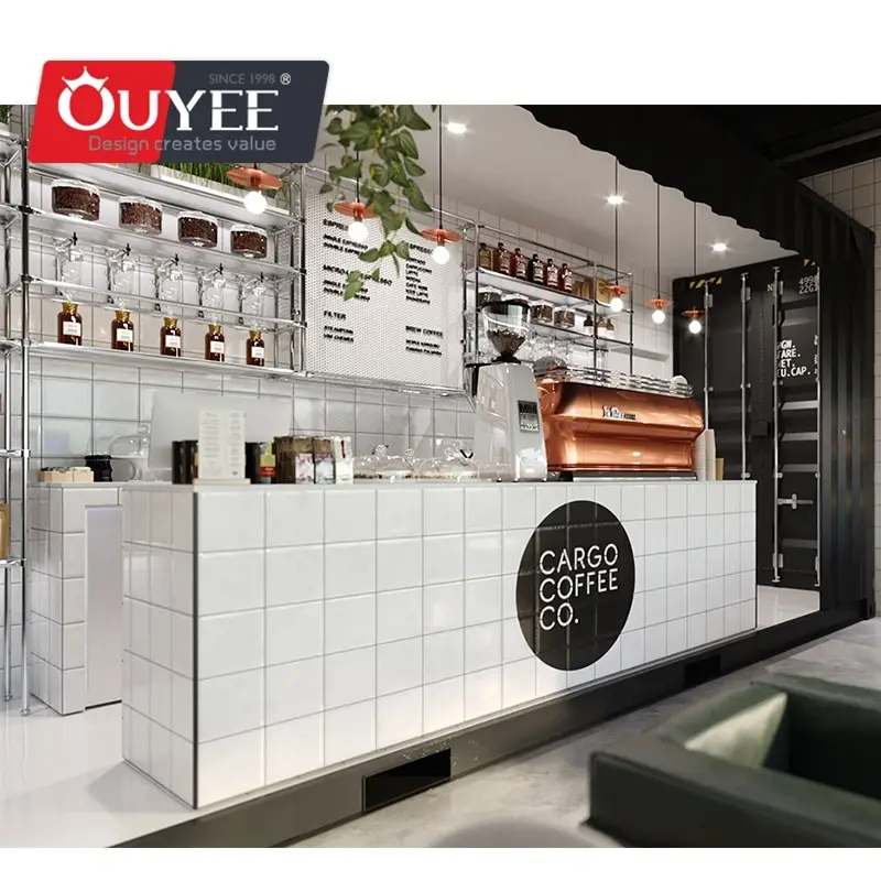 Theken, Stühle &amp; Tische für gewerbliche Cafés – Café-Möbel 1