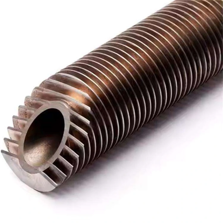 Tubos aleteados de aluminio y cobre para serpentines de condensadores e intercambiadores de calor. 1