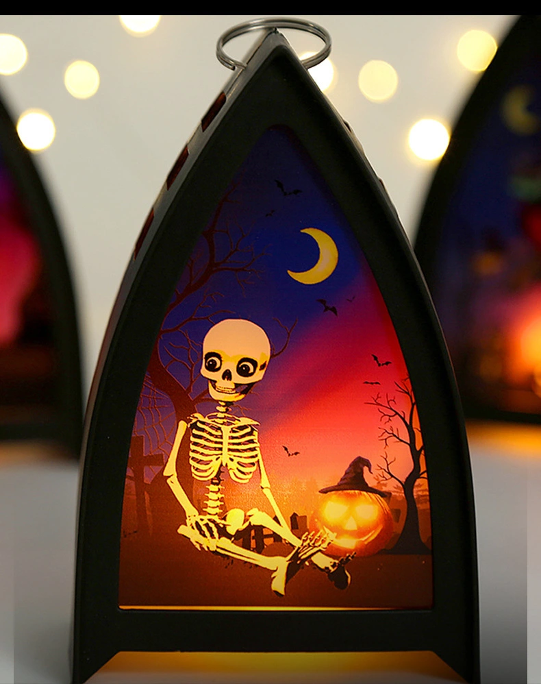 Halloween Skull LED Hand Lamp GL-KLR Spooky Glow Toy for Kids Flashing Party Light Scary Decor 1