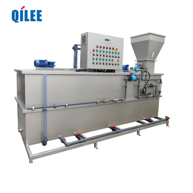 Auto Chemical Powder Dissolver SUS304 500L/h 1yr Sewage. 1