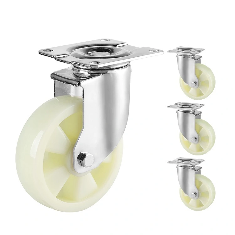 Made In China 3/4/5/6 Inch Pp Shopping Cart Caster Swivel Castor Wheel For Hand Cart 1
