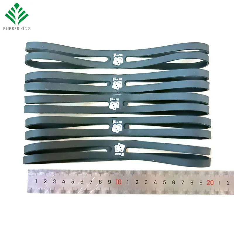 OEM Cross Rubber Bands, Durable Flat Elastic Straps for Warehouse Carton Bundling 4