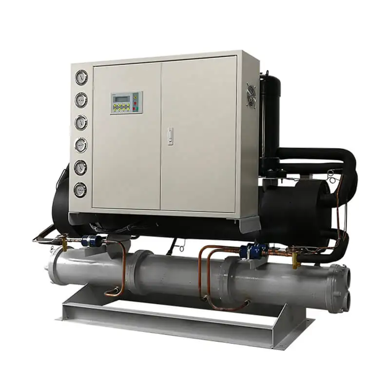 Enfriadora industrial de agua de 40 HP con compresor scroll, conforme a la norma CE. 1