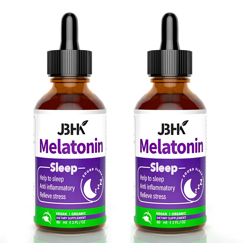 OEM/ODM Melatonin Drops 1/3/5mg Raspberry Sleep 30ml 1