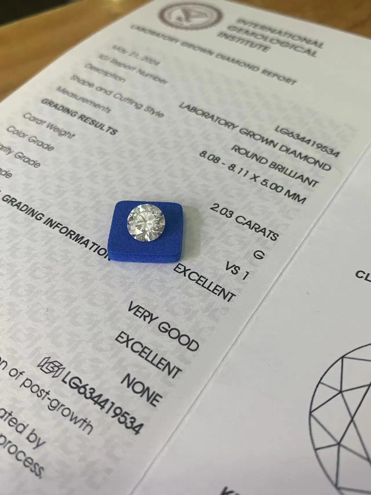 Round Lab Diamond Round Lab Diamond Wholesale - DKL Jewelry 7