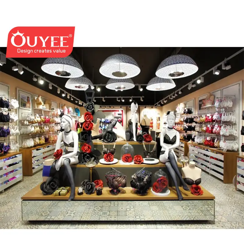 Présentoirs pour sous-vêtements et soutiens-gorge destinés aux boutiques de lingerie 1