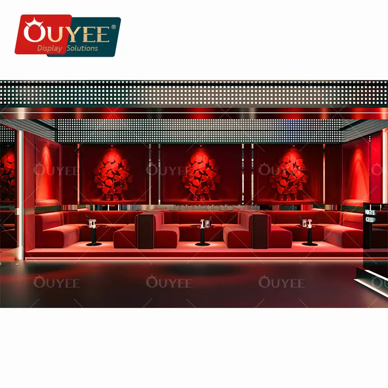 Balcão de bar iluminado por LED para boate 1