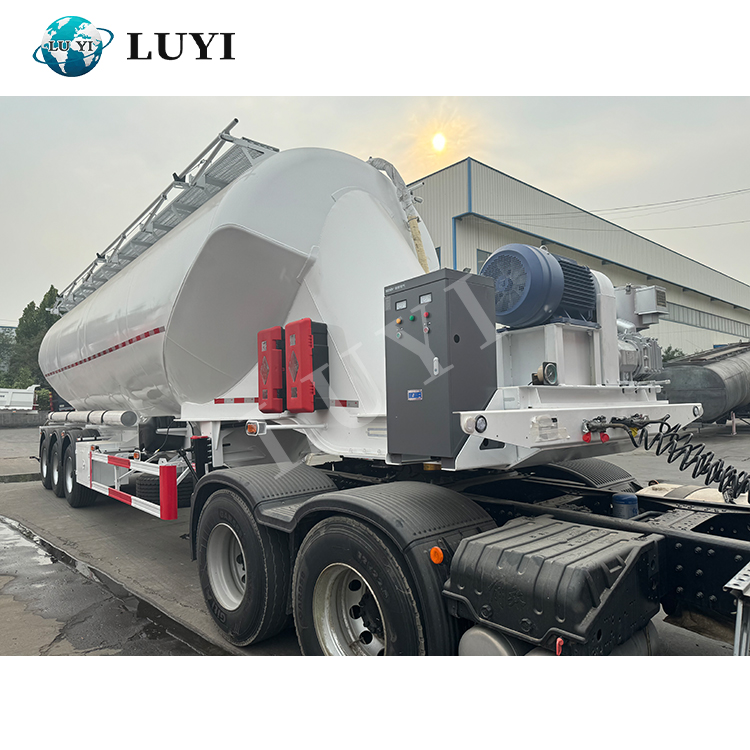Semirrailer de transporte de polvo de 3 ejes | Luyi 5