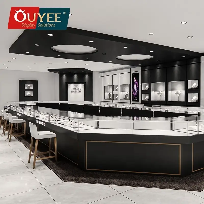 Maßgefertigter runder, abschließbarer Schmuckvitrinen-Sockel aus Glas mit LED-Beleuchtung 1