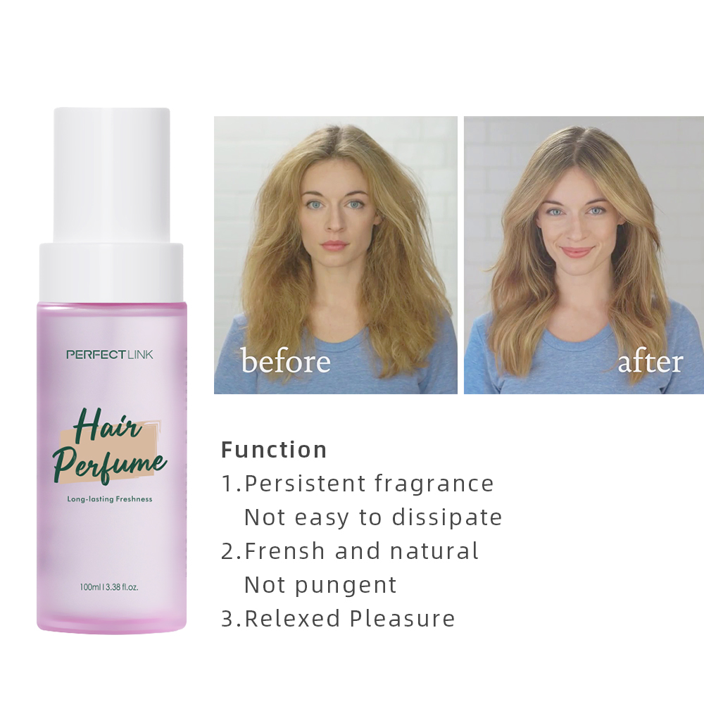 Perfume vegano OEM con aroma duradero y suavizante para el cabello. 7