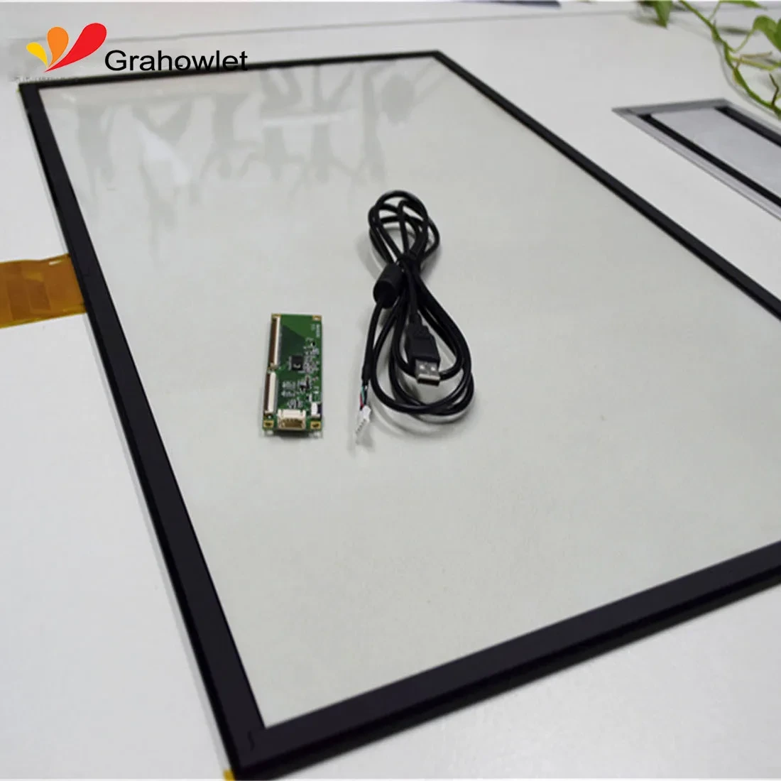 Hx4901801 49 Inch Pcap(projected Capacitive) Multi Touch Screen Panel With Usb Touch Controller Board 1