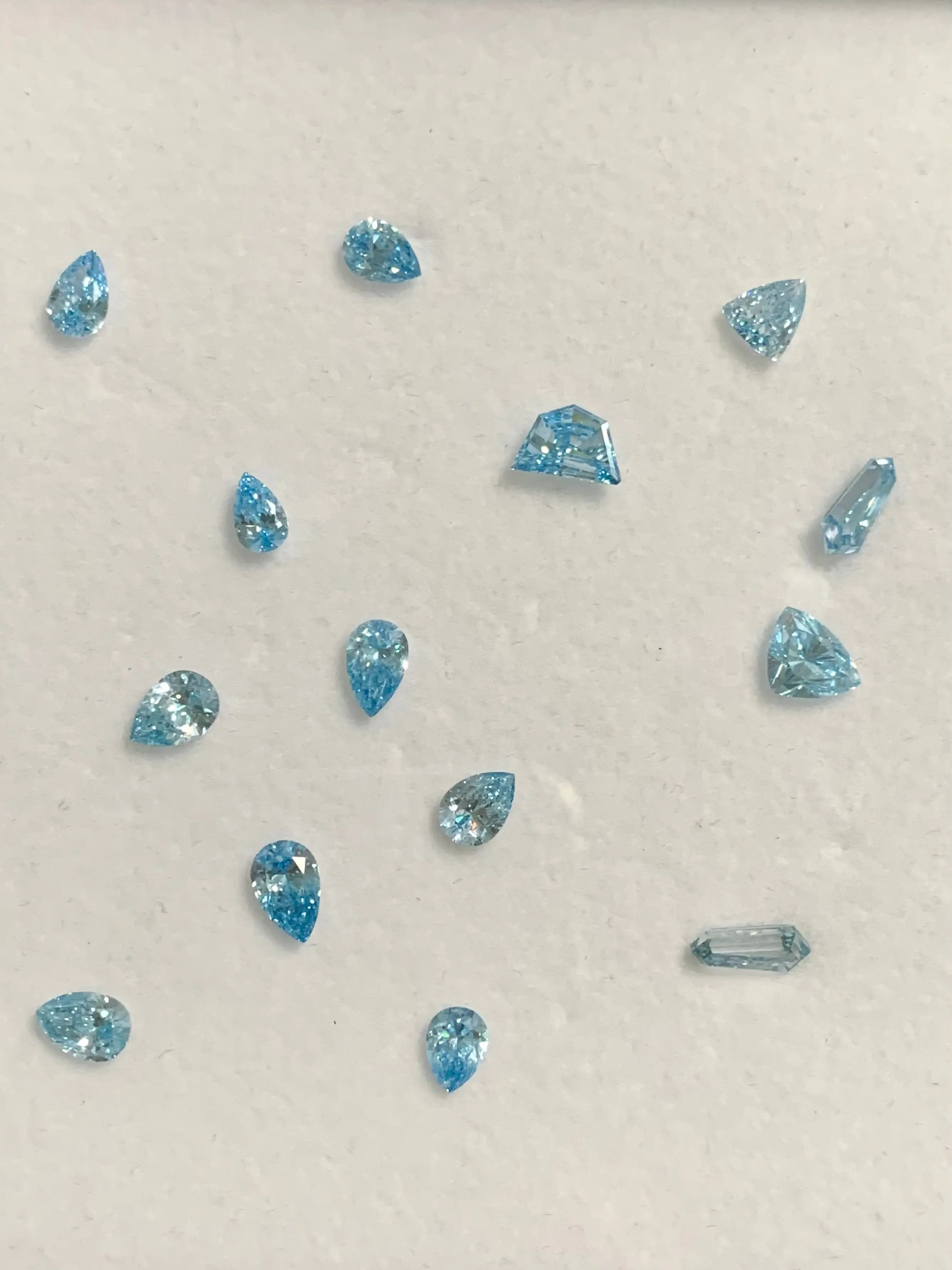 Blue Lab Grown Diamond Blue Lab Diamond Wholesale - DKL Jewelry 4