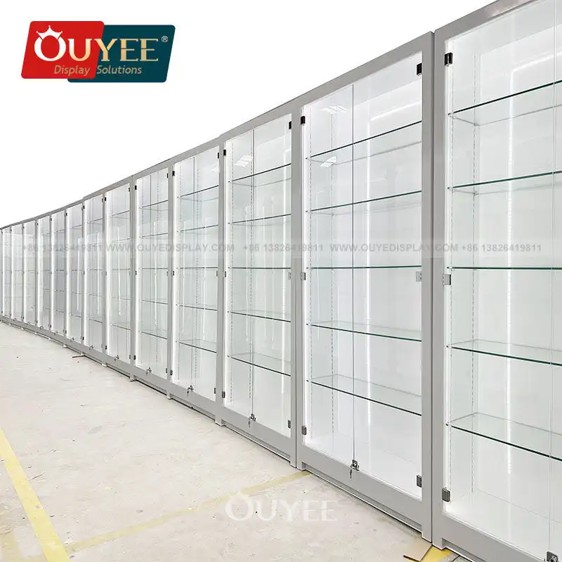 SE1 Shop Glasvitrine – Wand- und Bodenregale für Tabakwaren 1