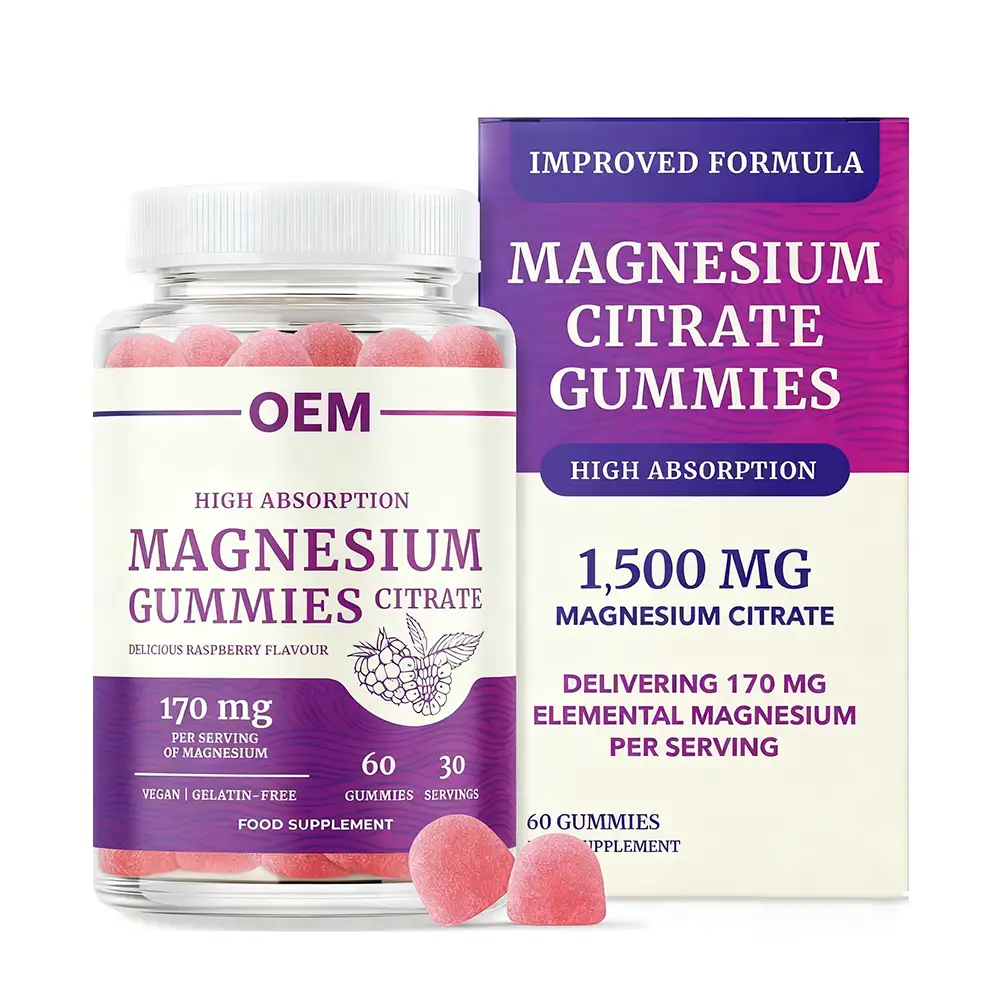 OEM Magnesium Gummies 60ct w/ Melatonin, B6, D, L-Theanine 1