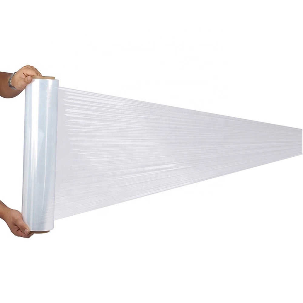 Film di elasticizzazione a mano di alta qualità in plastica Poly lldpe Shrink Wrap Film di imballaggio 3