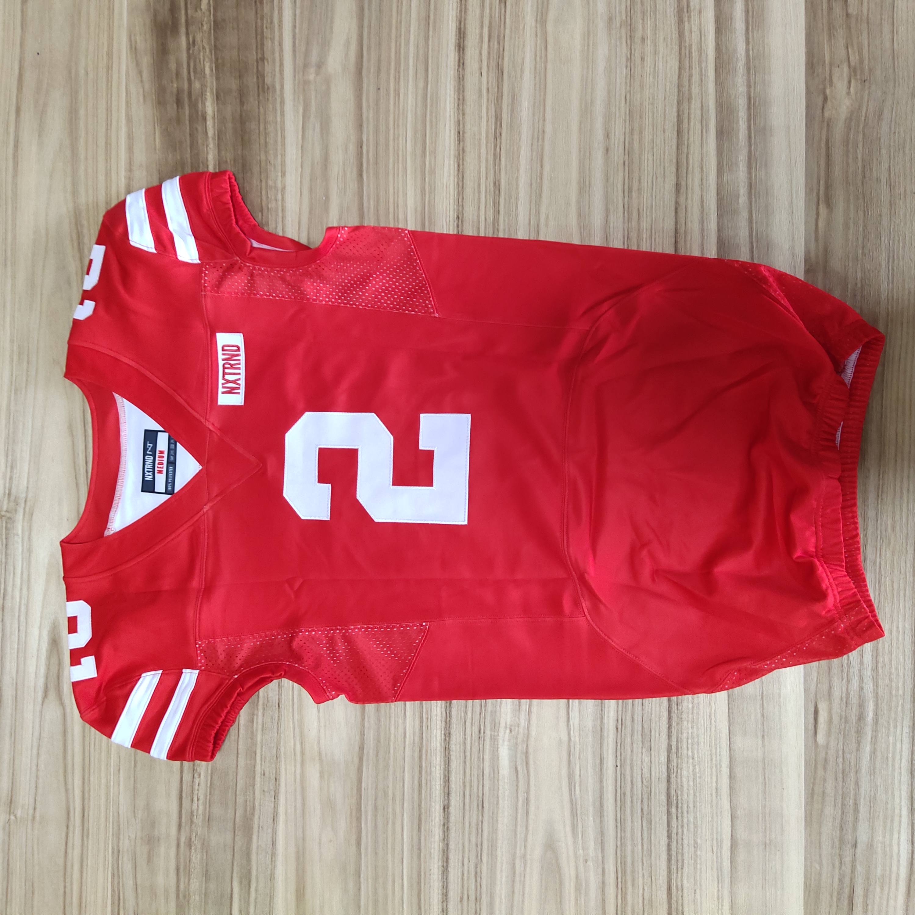 Maillot de football américain brodé personnalisé, sublimation, sergé de plaquage disponible 6