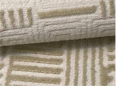 Custom Large Fluffy Round Wilton Area Rug for Living Room 4