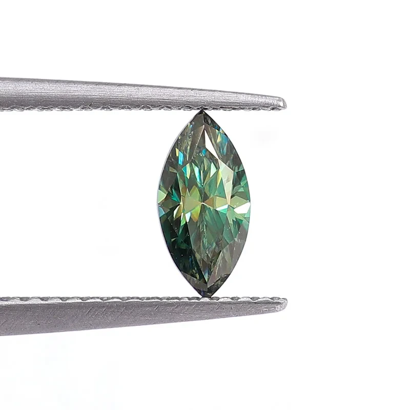Pass Diamond Tester Verde al por mayor de alta calidad Marquesa Moissanite VVS marquesa cortada diamantes sueltos joyas moissanite 1