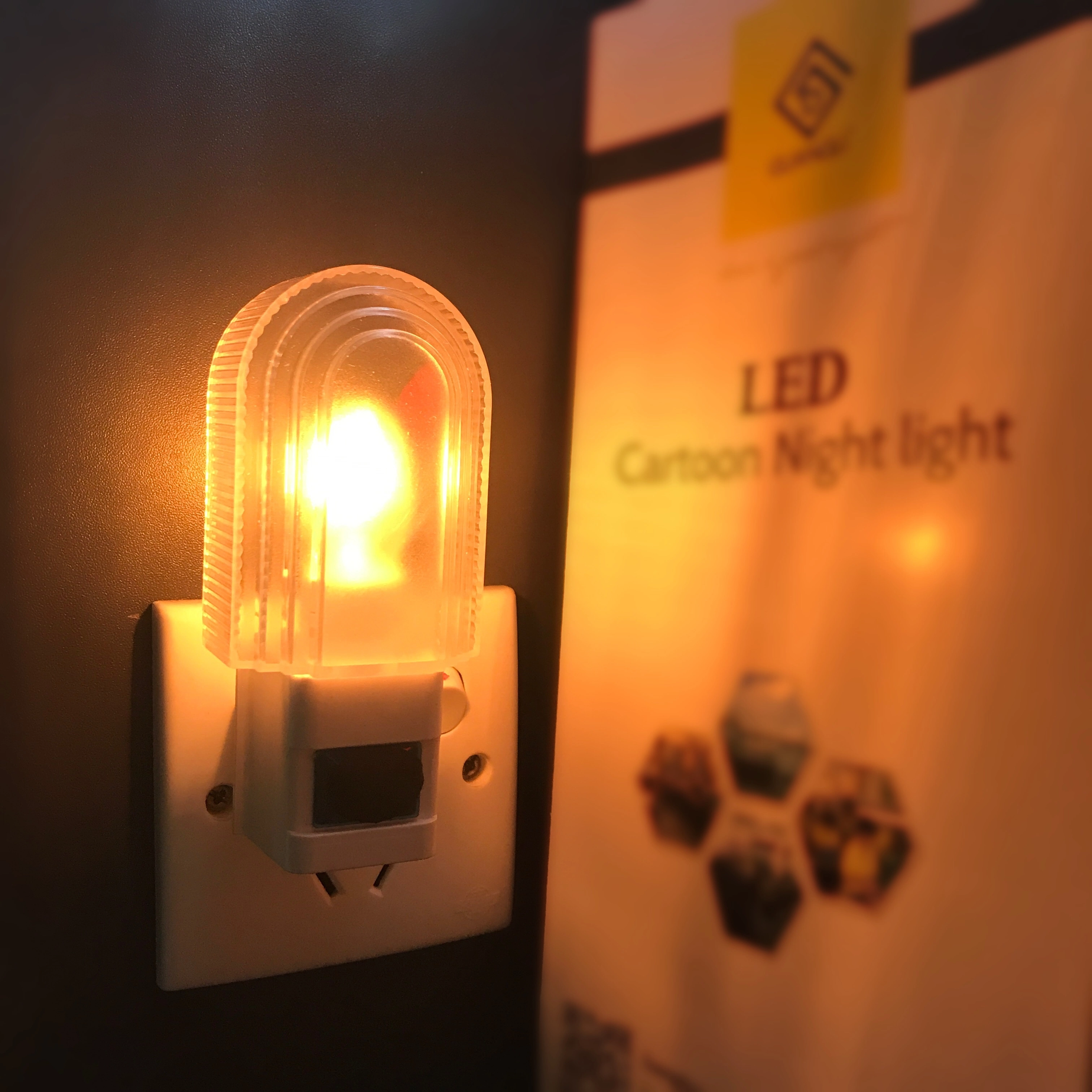 Oem A38 Incandescent Bulb 240v Hot Sale Sensor Night Light Eu Plug Lamp For Bedroom 1