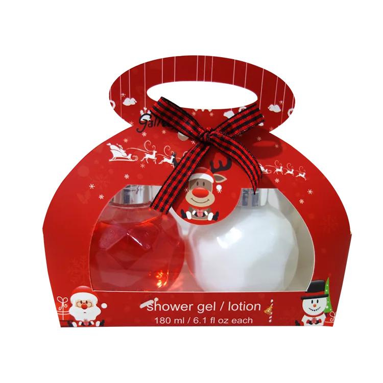 Christmas Bath Lotion Gift Set In Bag 1