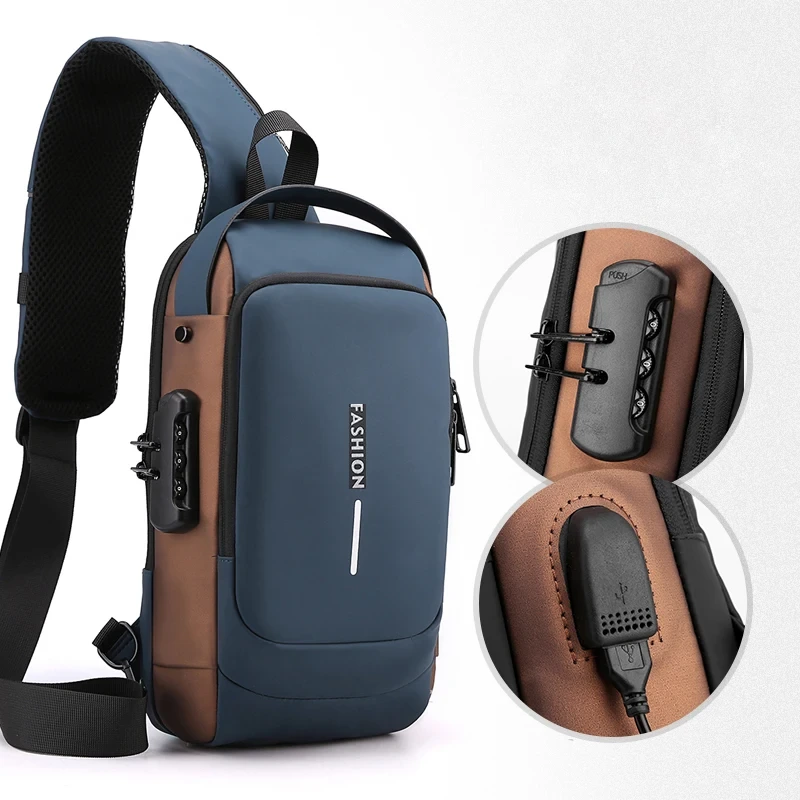 Factory Direct Sale Cheap Small Lightweight Fashion Cute Customized Leisure Anti-theft Waterproof Sling Chest Rig Bag 1