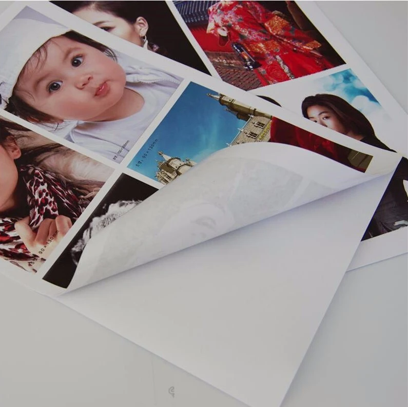 Matte Inkjet Self Adhesive Photo Paper - Premium 120g A4 Easy Peel & Stick 1
