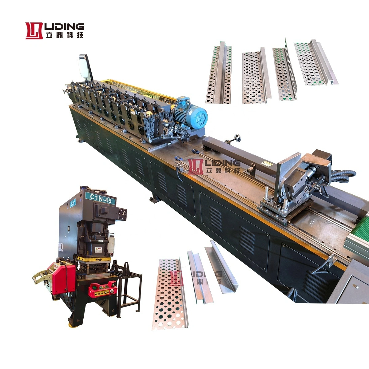 New Arrival Automatic High-speed Stud And Track Roll Forming Machine For Fireproof Walls Drywall Partition 1