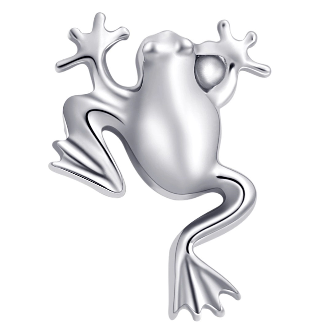 Spoof Design Threaded Top Eternal Metal Astm F136 Titanium Implated Frog Threaded Top Earring Labret Piercing Jewelry 1