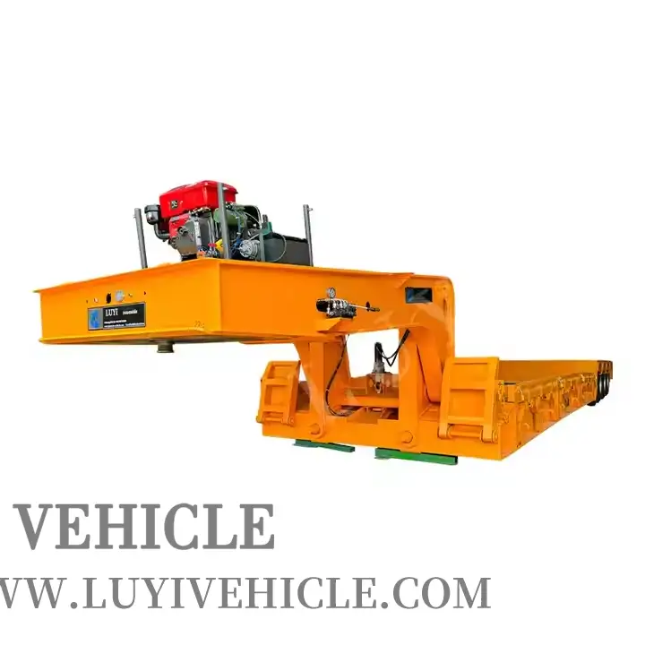 4-Axis Detachable Low Flat Plate Heavy Equipment Transport 1