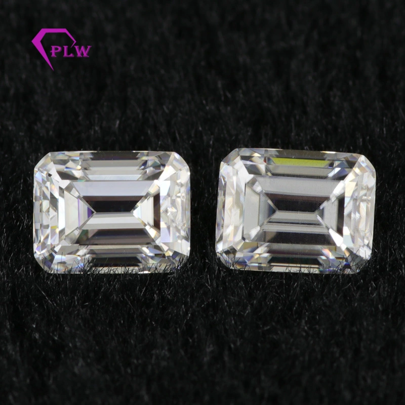 Gra Certificated Excellent Emerald Cut Vvs Clarity Loose Moissanite Diamond Wholesale From Provence Gemstone China 1